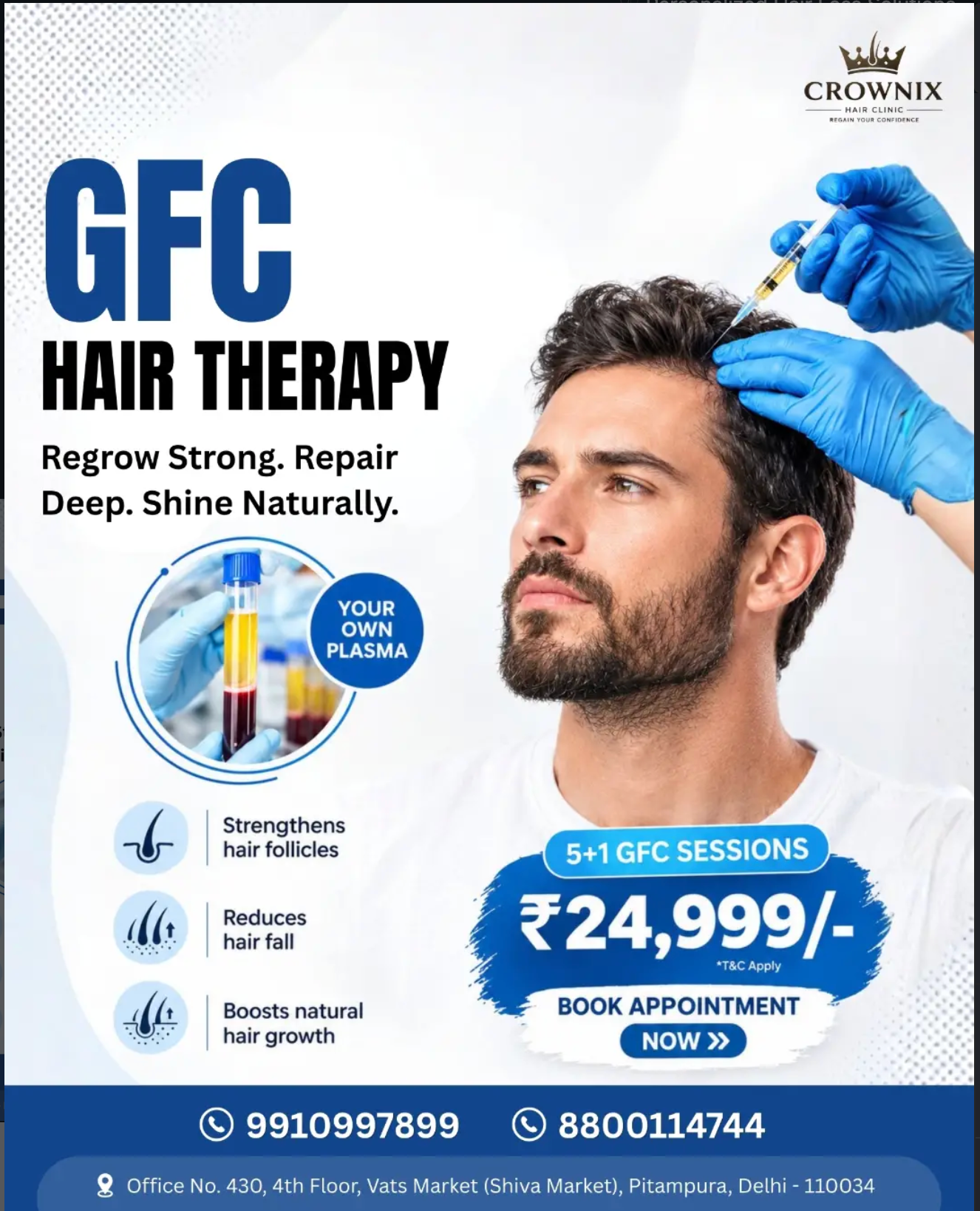 Crownix Hair Clinic treatment guide