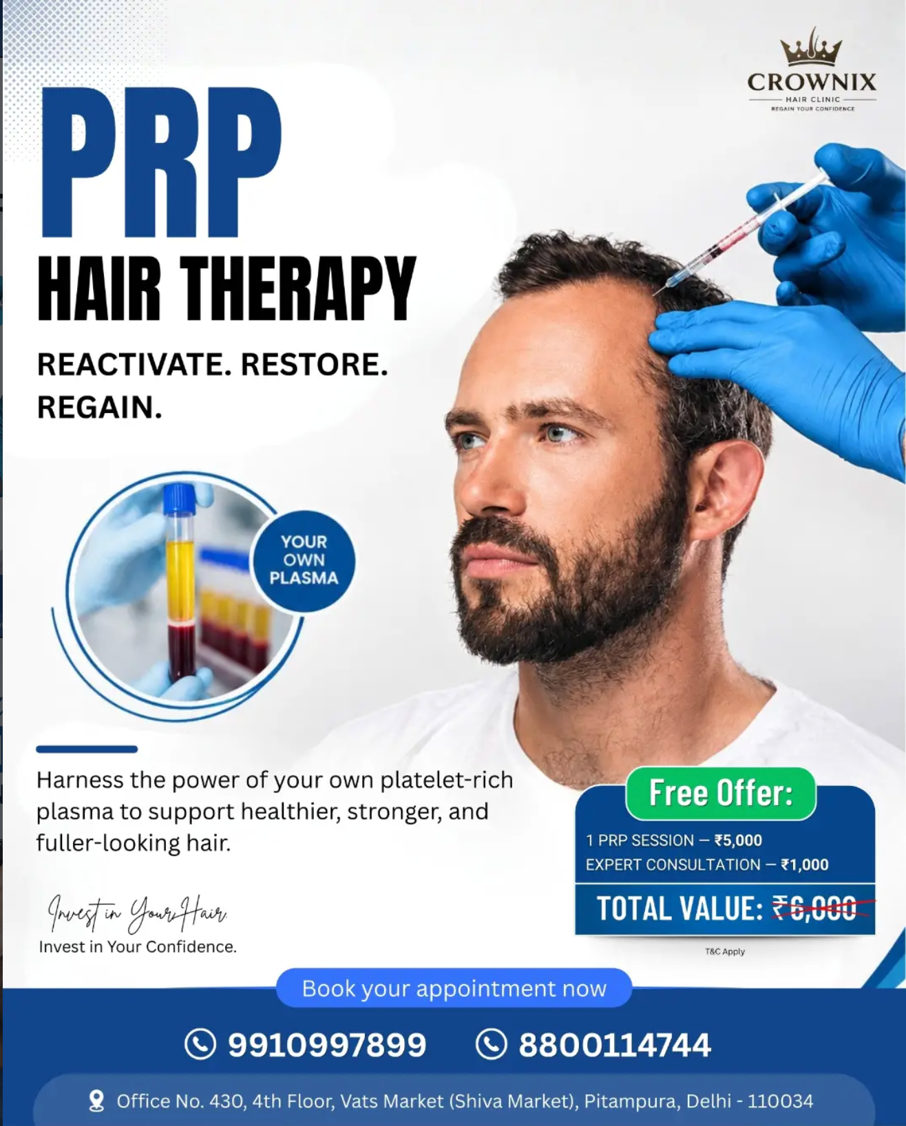 Crownix Hair Clinic consultation